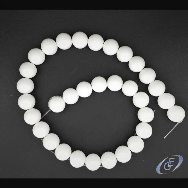 Edelsteinstrang Weisser Achat